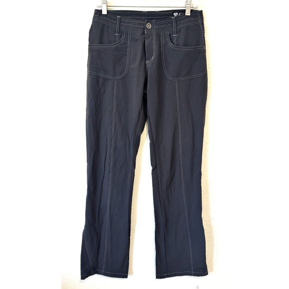Kuhl Kaya Pants Womens Size 6 Gray Stretch Hiking Travel Cabincore Gorpcore - Picture 1 of 7